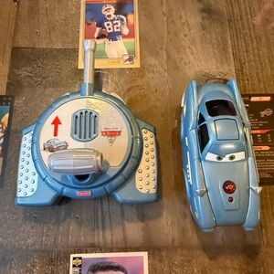 Disney Pixar Cars 2 Fisher Price GeoTrax Finn McMissile Remote Control Car Toy